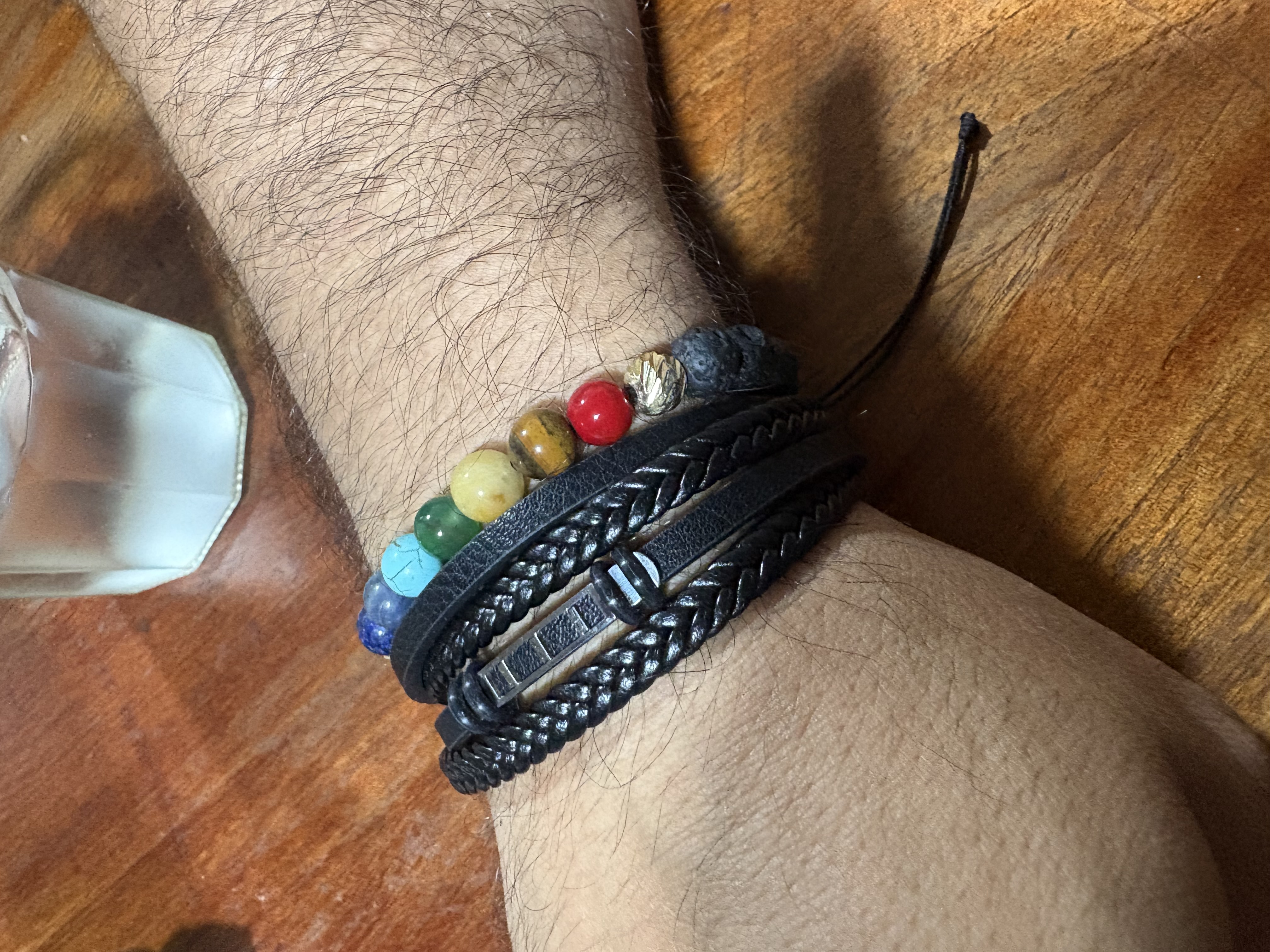 Pulcera 7 chakras en piedras naturales 2