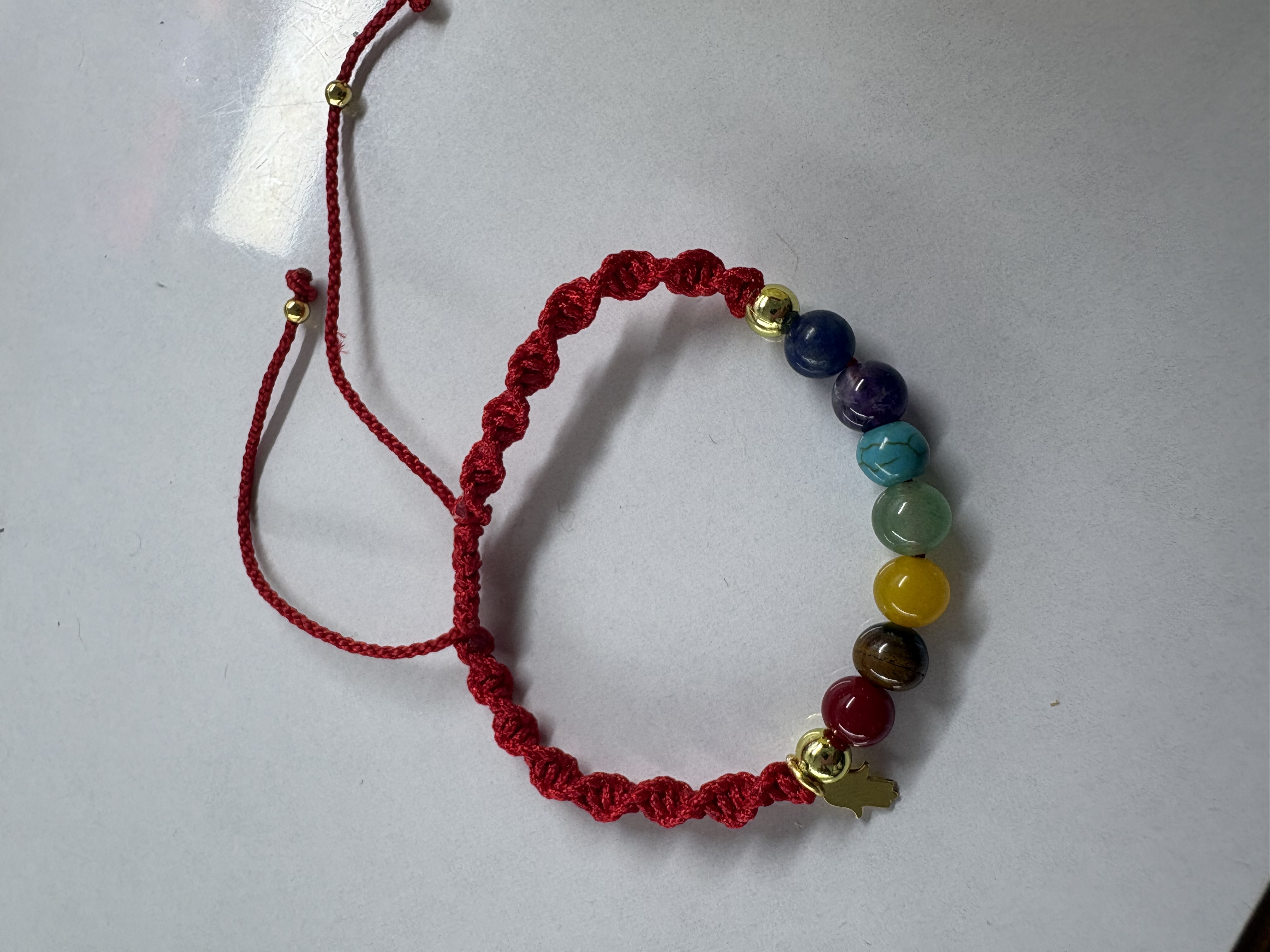 Pulcera 7 chakras en piedras naturales 3